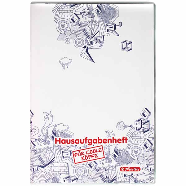 Herlitz Hausaufgabenheft für coole Köpfe A5