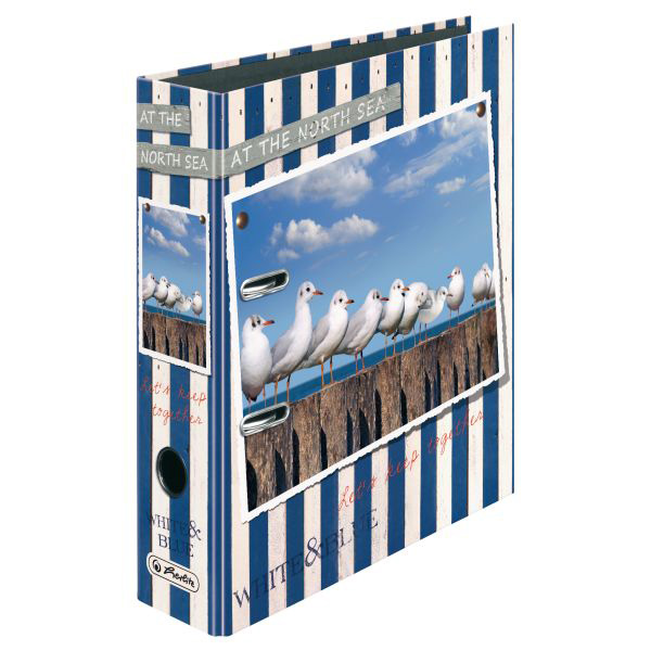A4 Herlitz Motivordner /"Herbstbaum/" 80mm breit